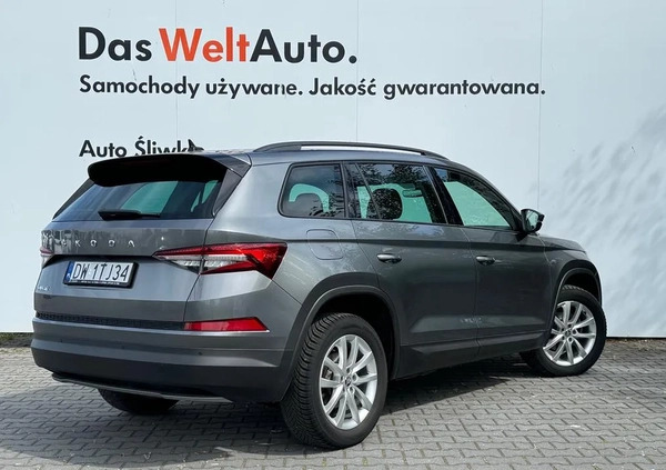 Skoda Kodiaq cena 138900 przebieg: 22740, rok produkcji 2022 z Włodawa małe 211